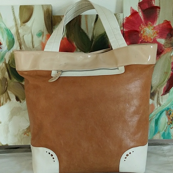 Kate Landry Handbags - Kate Landry Leather Large Tote